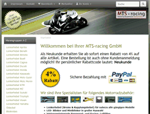 Tablet Screenshot of mts-racing.de